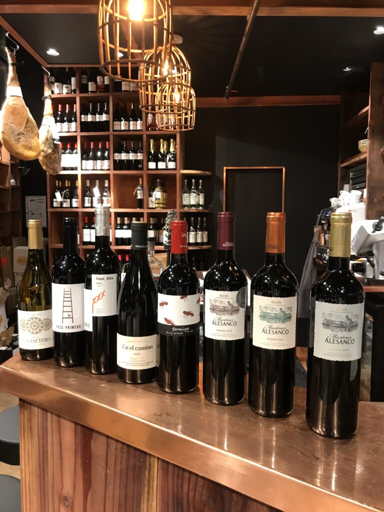 Selection de vin rouge