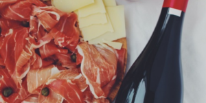 Vin et jambon ibérique